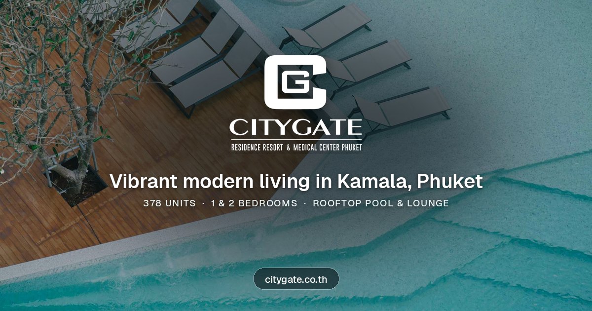 Citygate Phuket — Condominium in Kamala, Phuket